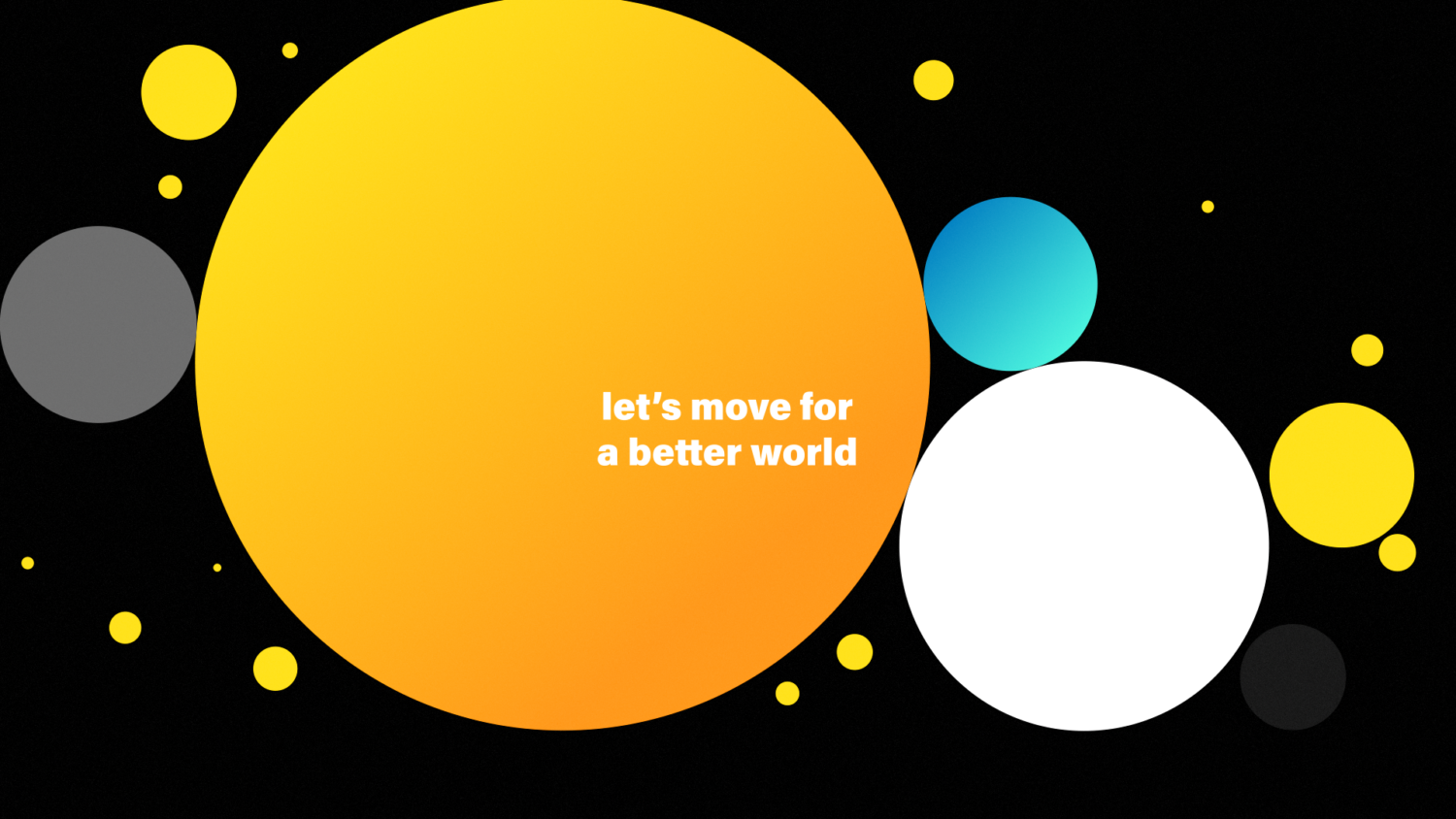 Let's move for a better world